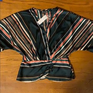 New York & Company Satin Blouse